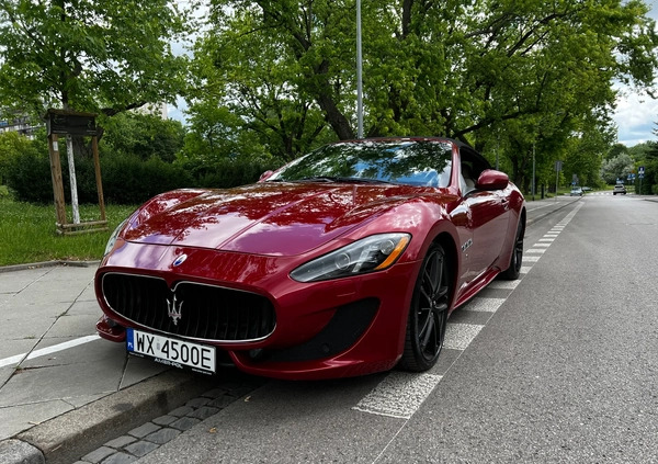 Maserati GranCabrio cena 299000 przebieg: 40700, rok produkcji 2015 z Warszawa małe 562